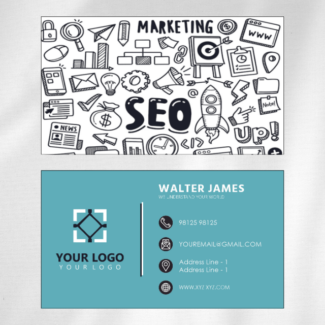 Digital Marketing Agency Visiting Card Design